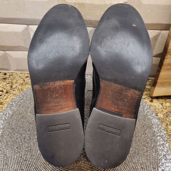 BALLY Black Leather Lace Ups - Size 10 - Picture 6 of 8